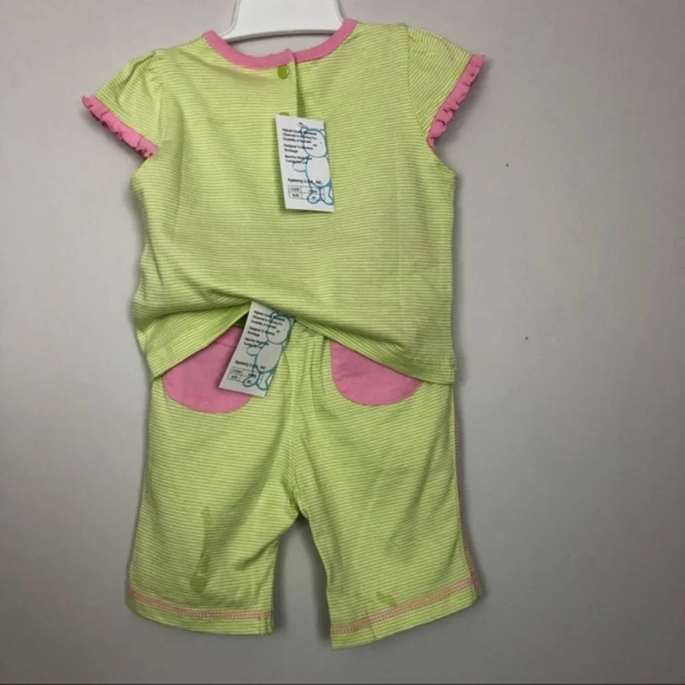 24 Mo NWT Agabang Striped Short Set Toddler‎